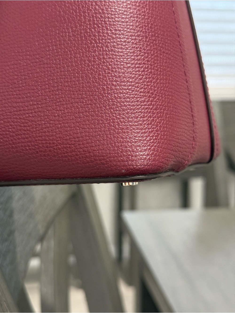 Kate Spade Burgundy Leather Satchel - Picture 7 of 15